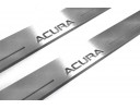 Накладки порогов с статической подсветкой для Acura MDX c 2013