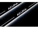 Накладки порогов с статической подсветкой для Acura MDX c 2006