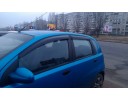 Ветровики для Chevrolet Aveo 5D  (T255) c 2006