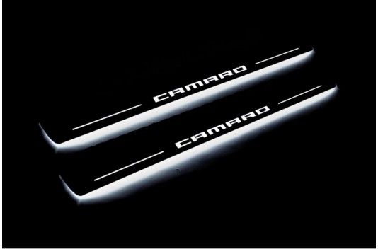 Накладки порогів із статичним підсвічуванням для Chevrolet Camaro V з 2009-2015