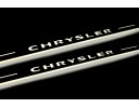 Накладки порогов с статической подсветкой для Chrysler 300c c 2012