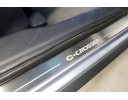 Накладки порогов с статической подсветкой для Citroen C-Crosser c 2007