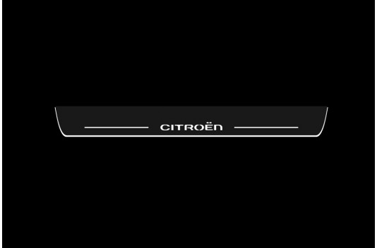 Накладки порогов с статической подсветкой для Citroen C4 (II) c 2010