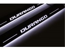 Накладки порогов с статической подсветкой для Dodge Durango III с 2011