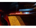 Накладки порогов с статической подсветкой для Honda Accord с 2018