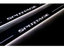 Накладки порогов с статической подсветкой для Kia Sportage III c 2010