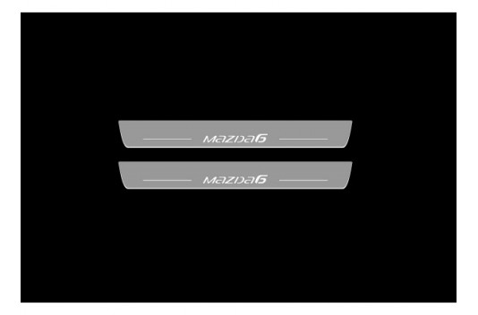 Накладки порогів зі статичним підсвічуванням для Mazda 6 III з 2013