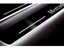 Накладки порогов с статической подсветкой для Mercedes M-Class (W166) c 2012