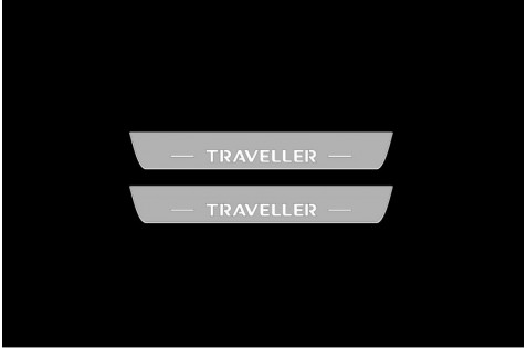 Накладки порогів зі статичним підсвічуванням для Peugeot Traveller з 2016