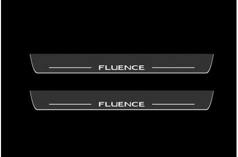 Накладки порогів зі статичним підсвічуванням для Renault Fluence з 2009