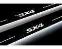Накладки порогов с статической подсветкой для Suzuki SX-4 (II) c 2014