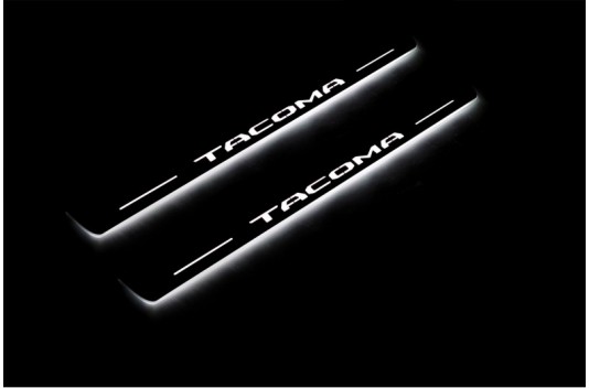 Накладки порогів зі статичним підсвічуванням для Toyota Tacoma III з 2016
