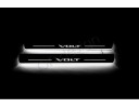 Накладки порогов с статической подсветкой для Chevrolet Volt c 2010