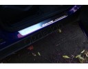 Накладки порогов с статической подсветкой для Ford Escape III c 2014 