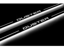 Накладки порогов с статической подсветкой для Renault Duster I c 2010
