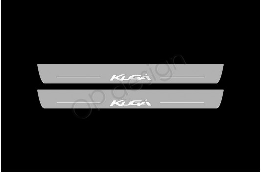 Накладки порогів зі статичним підсвічуванням для Ford Kuga c 2008